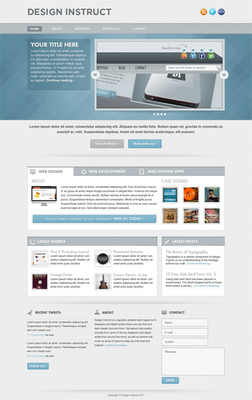 最新Photoshop网页设计案例教程 从创意到实现